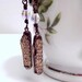 Miniature Pocket Knife Dangle Drop Earrings Tiny Vintage Knives