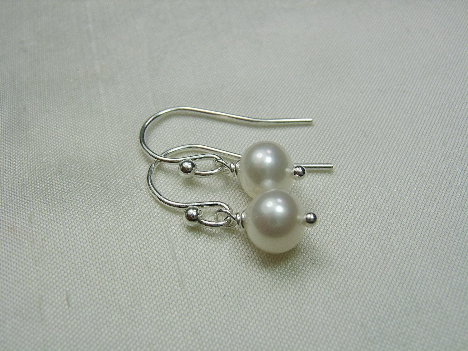 Real Pearl Earrings Bridesmaid Jewelry Pearl Bridesmaid