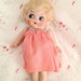 Vintage 1920's Bisque Kewpie Doll-Pink Dress