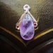 Bindi SALE Drop of Amethyst Genuine Gemstone Bindi Yoga Dance Class Performance Forehead Jewelry