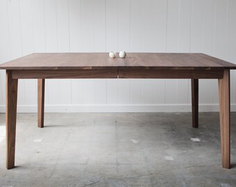 Solid Walnut - Ventura Dining Table - Extension Table - Seats up to 10