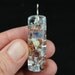 Orgonite Style Pendant .. Tibetan Crystal with Kyanite, Selenite, Rhodizite & Copper Nuggets.. Orgone Positive Energy Generator.... (155)
