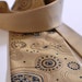 Necktie Gold Beige Men Tie Original Design OOAK Ready To Ship
