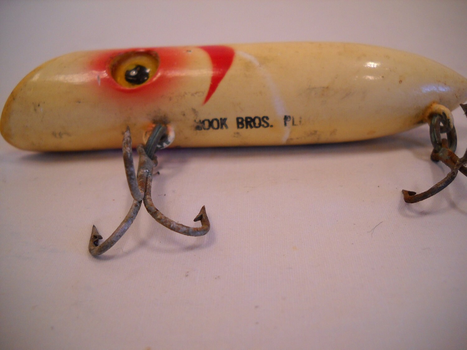 Vintage Salmon Plug By Hook Bros/Wood Salmon Plug From Seattle