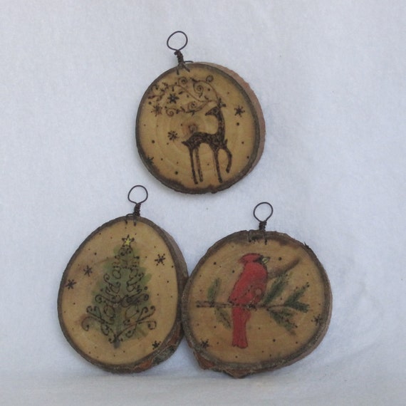 items similar to set of 3 painted wood burned cookie items similar to set of 3 painted wood burned cookie