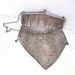 Antique Mesh Purse Silver Mesh Purse Bags and Purses Flapper Bag Silver Victorian Blue Stones