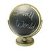 Upcycled Rotating and Spinning Vintage World Globe Chalkboard