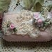 Victorian lace soap - Victorian romantic soap - Provence embellished soap - Rose Petals Soap