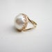 Reserve For Emily - Pearl Ring In Sterling Silver