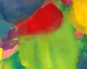 Art Print, Watercolor Painting, Transition