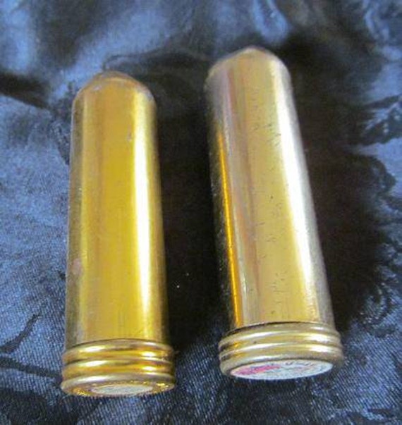 Vintage Lipstick Tubes Elizabeth Post and Revlon