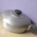 antique kitchen cookware, frying pan skillet, vintage 1930's Wagner Ware magnalite 4506, thanksgiving breakfast