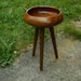 Mid Century Danish Modern Floor Planter / Side Table