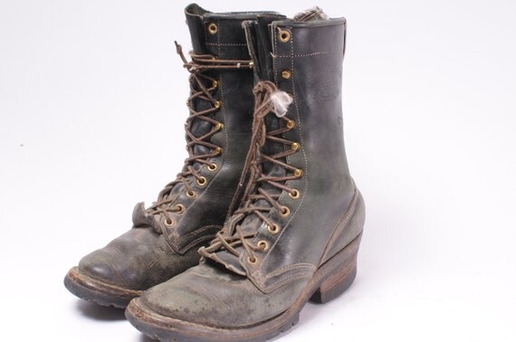 Buffalo Boot Co. Size 7.5 D Woman's Logger by MetropolisNYCVintage
