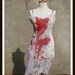 Custom Made Bloody Zombie Costume Full Slip Lingerie womens 42A or Large