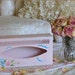 Sweet Vintage PINK Tole ROSES TISSUE Box, Hand Painted, Cottage Style, Shabby Chic