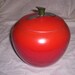 vintage apple tin canister cookie jar