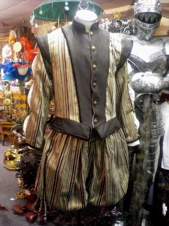 Men's Tudor Doublet and Pants Renaissance Costume