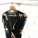 TROPICAL sheer dress 1980s