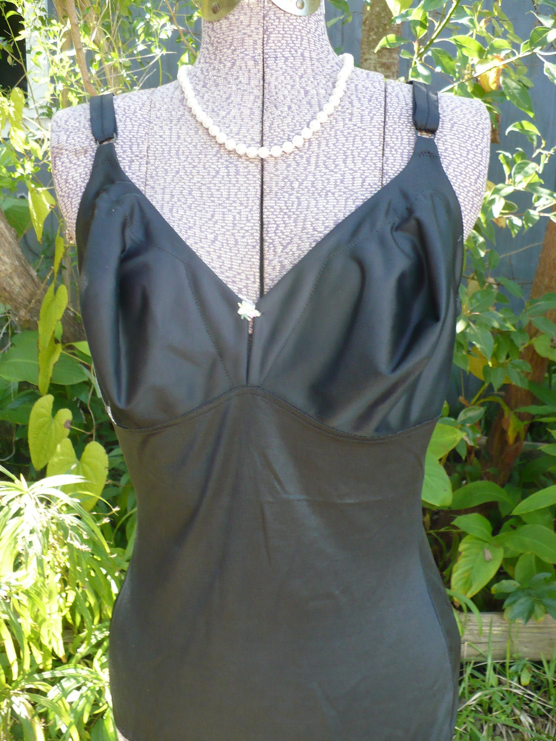 1960s Exquisite Form Midnight Black girdle size by KitKatCabaret
