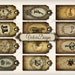 Download Grunge Steampunk Tags Labels printable craft art hobby