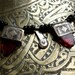 Niger Tuareg silver and red necklace