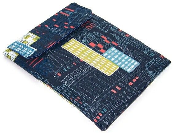 Handmade Ipad Sleeve CITY SCENE by WhimsyWooDesigns on Etsy