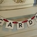 Wedding Cards Box Mini Cards Sign -Wedding Cards Banner Cards Suitcase Sign and Birdcage Garland You Pick the Colors