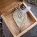 All Natural Dreamcatcher Milkweed Pod - Sage Green - Decoupage Gift Box