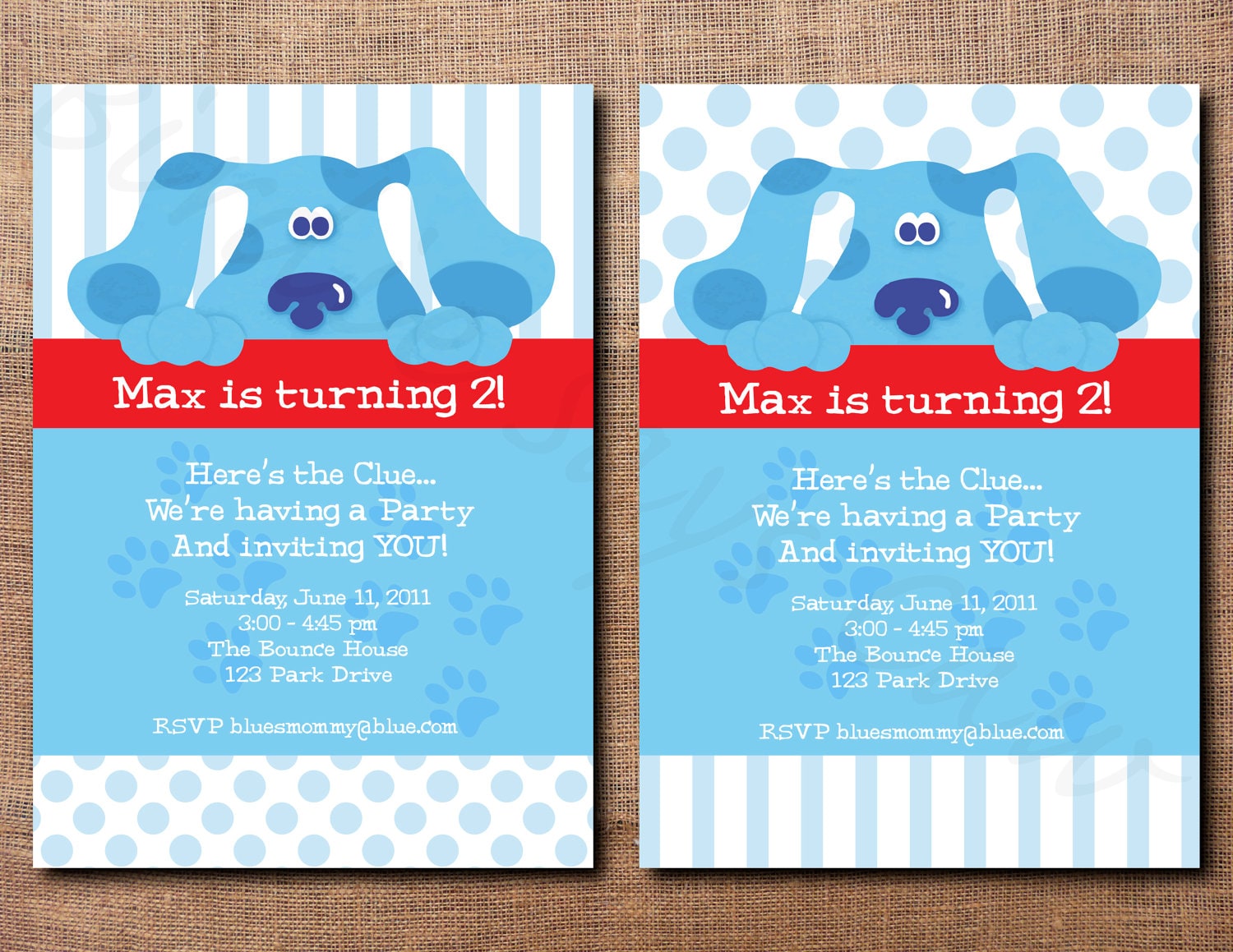 Blues Clues Invitations 4