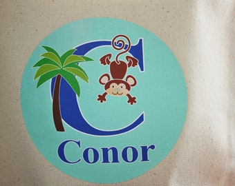 Large Personalized Tote Bag