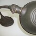 Industrial chic metal desk lamp, gooseneck lamp