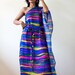 Best Price from 89 USD now ONLY 65 USD - Chiffon Dress - One shoulder Maxi Dress : Funky Chiffon Collection (Size M)