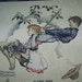Norman Rockwell Tapestry Panel Block 'FLYING HIGH''