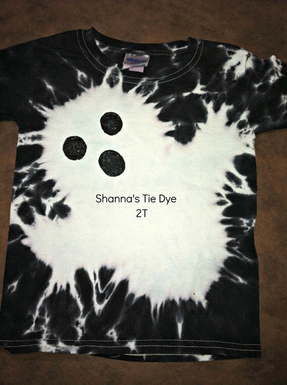 how to make a ghost tie dye shirt