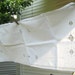 Vintage Dresser Scarf Drawn Thread Diamond & Border Linen Linens