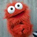 Professional Orange Furry Monster Puppet by blankpuppets on Etsy