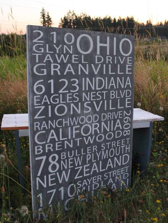 Large Customized/Personalized Subway Art Sign