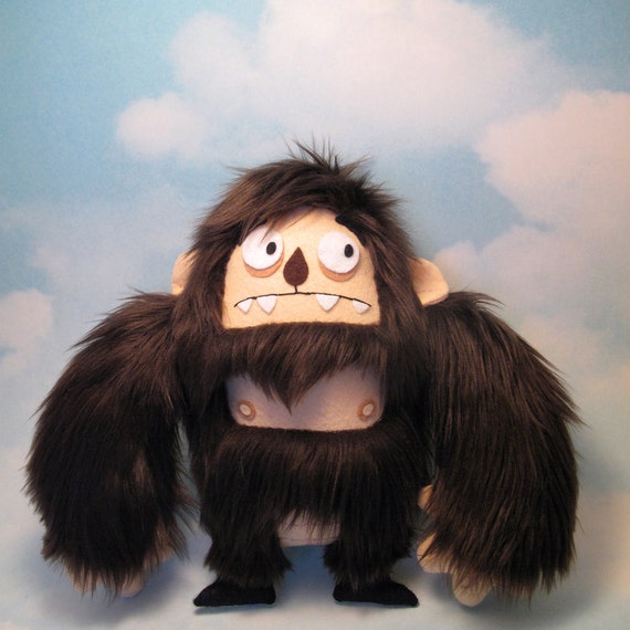 Items similar to The Hairy Man of the Woods - Plush Toy Doll on Etsy