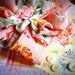 Vintage Hankie Brooch, Flower Pin