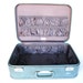 Vintage Suitcase - Light Blue Skyway