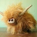 Danish Modern Teak Animal Figurine - Bojesen And Zoo Line Era Teak Yak