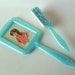 Vintage Girls Dresser Set, Hand Mirror and Brush