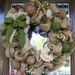 Deco Mesh BURLAP and MOSS WREATH