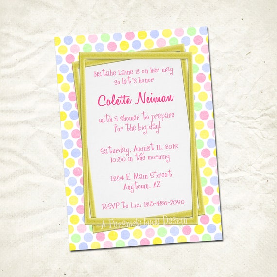 Print Yourself Baby Shower Invitations 7