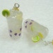 Glass Of Lemonade Earrings.