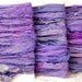 Purple Sari Silk Ribbon