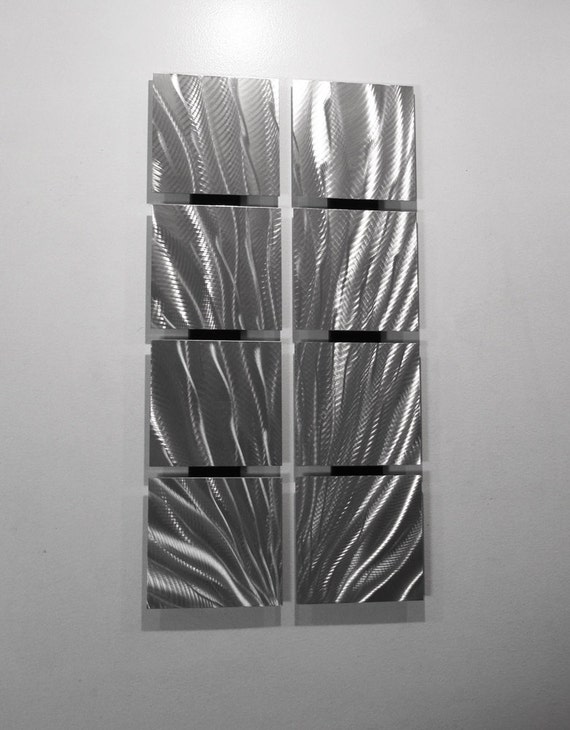 Silver Wall Art Metal Art Wall Sculpture Metal Wall Art Panels