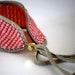 SALE loom woven coral pink seed bead bracelet
