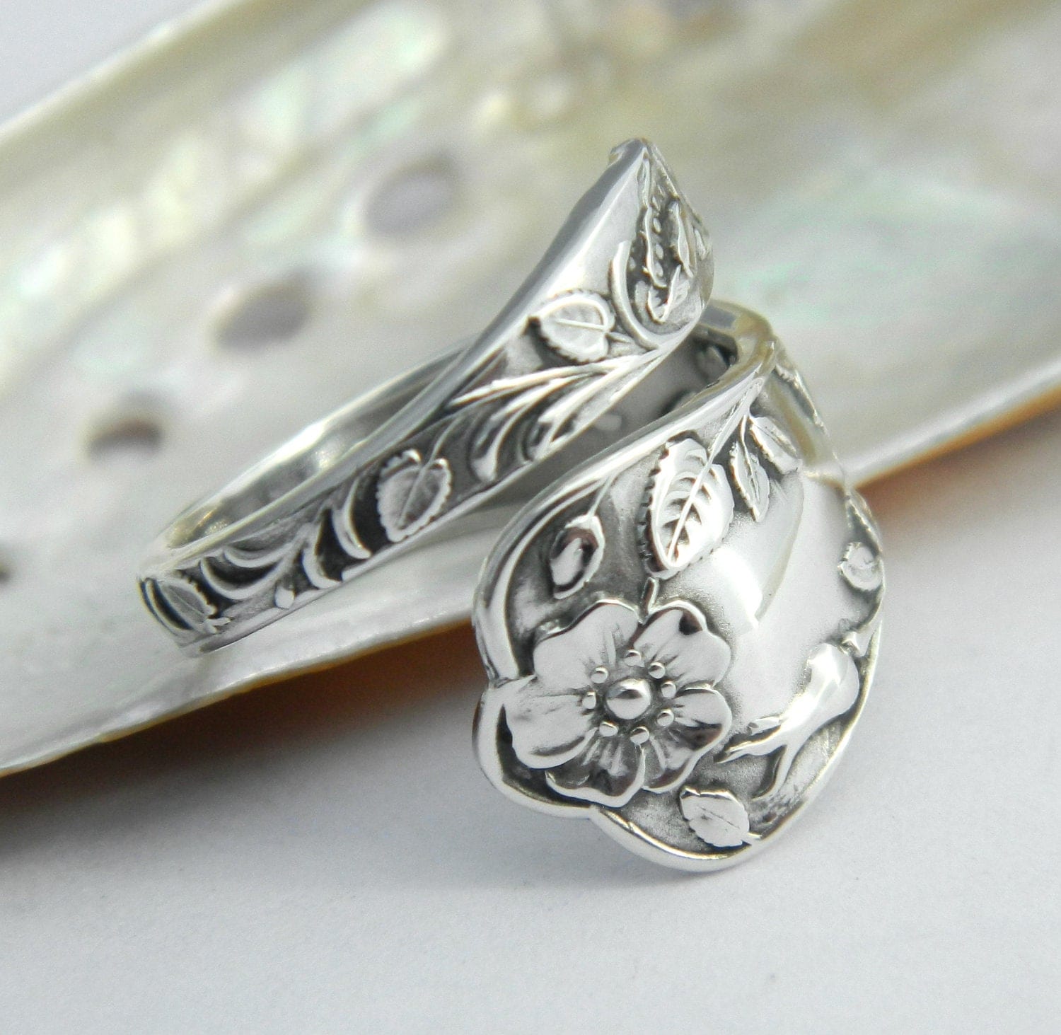 Sterling Silver Spoon Ring Petite Spoon Ring Spoon Jewelry